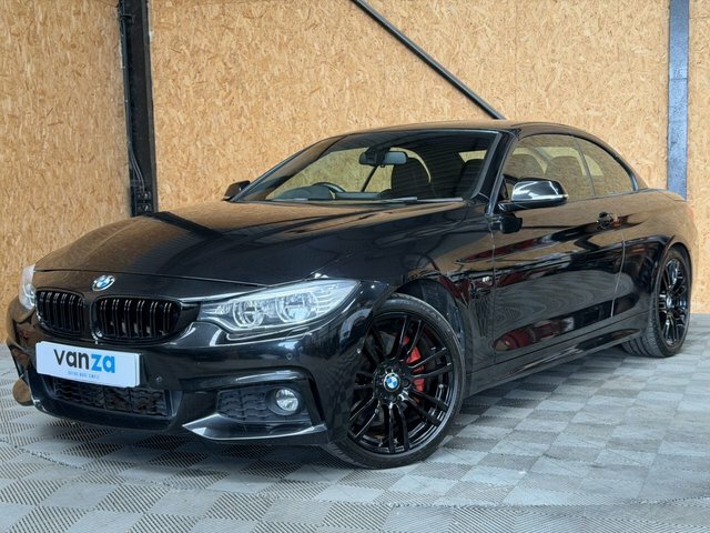 BMW 4 Series 3.0 435D M Sport Convertible Xdriv Black