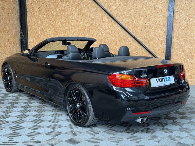 BMW 4 Series 3.0 435D M Sport Convertible Xdriv Black #3