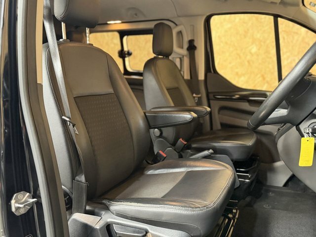 Ford Transit Custom 2.0 310 Ecoblue Sport Crew Van Double Cab 6Dr Dies SH18NUP Black #5