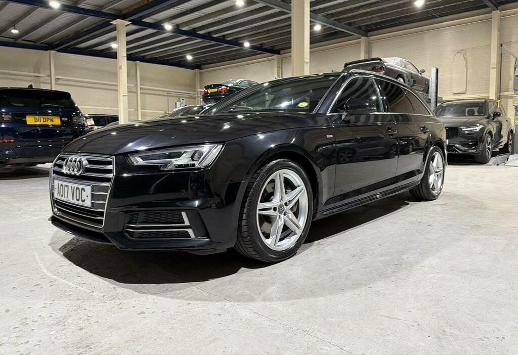 Audi A4 Avant 2.0 Tdi Ultra S Line S Tronic Euro 6 Ss AO17VOC Black #4