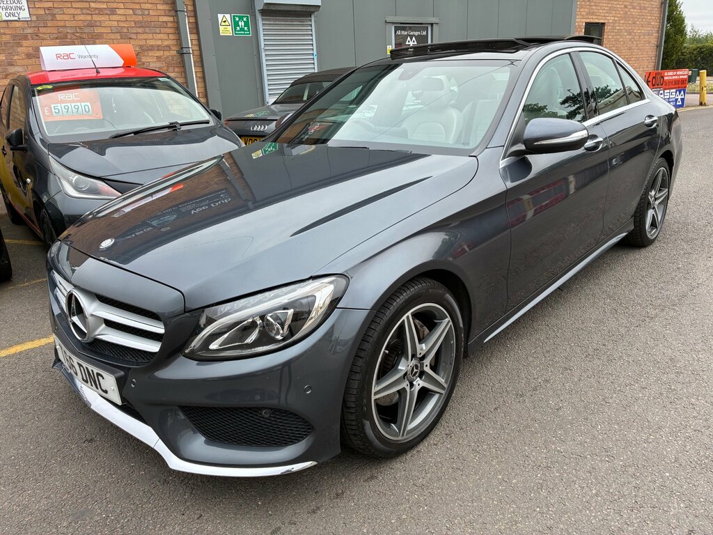 Mercedes-Benz C Class 2.1 C220 Bluetec Amg Line Premium Saloon Die Grey