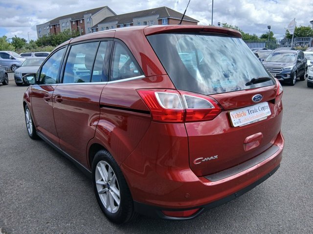 Ford Grand C-Max 1.5 Tdci Zetec Mpv Euro 6 S S MF67BAA Red #5
