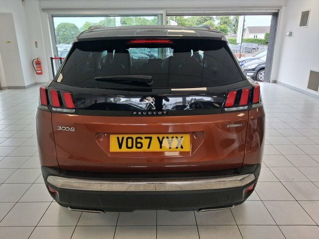 Peugeot 3008 1.2 Puretech Gt Line Suv Euro 6 VO67YYX Brown #5