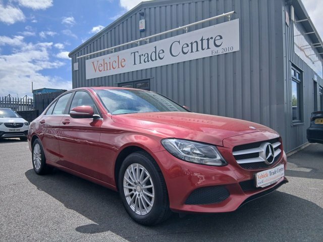 Mercedes-Benz C Class 2.0 C200 Se Saloon 7G-tronic Euro 6 S Red