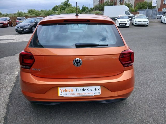 Volkswagen Polo 1.0 Tsi Se Hatchback Euro 6 S S NU68KHO Orange #5
