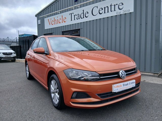 Volkswagen Polo 1.0 Tsi Se Hatchback Euro 6 S S NU68KHO Orange