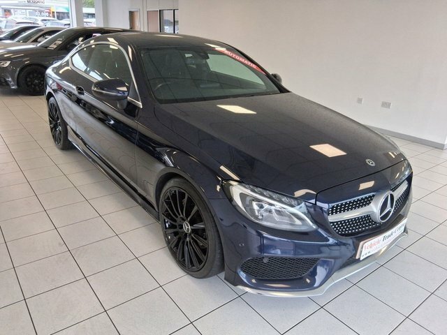 Mercedes-Benz C Class 2.1 C220d Amg Line Coupe G-tronic Euro Blue