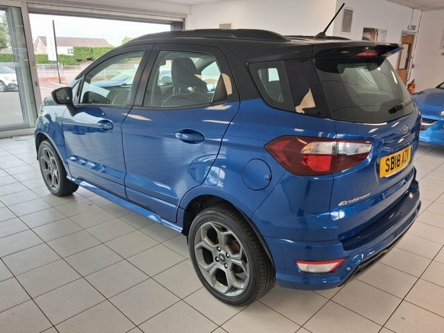 Ford Ecosport 1.0T Ecoboost St-line Suv Euro 6 SB18AZV Blue #6
