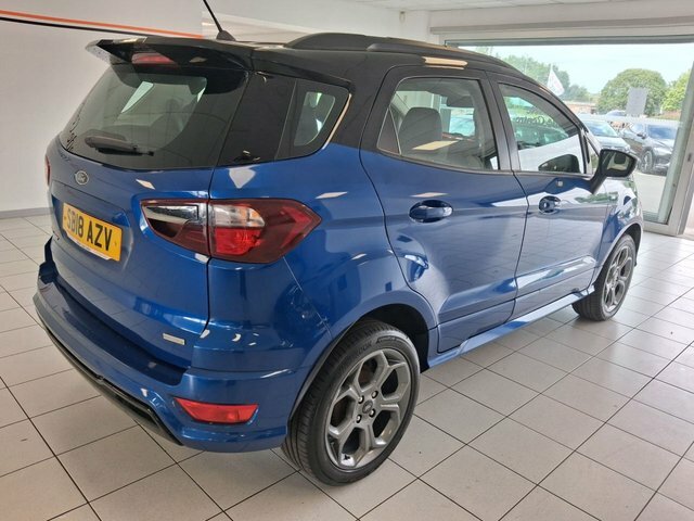 Ford Ecosport 1.0T Ecoboost St-line Suv Euro 6 SB18AZV Blue #4