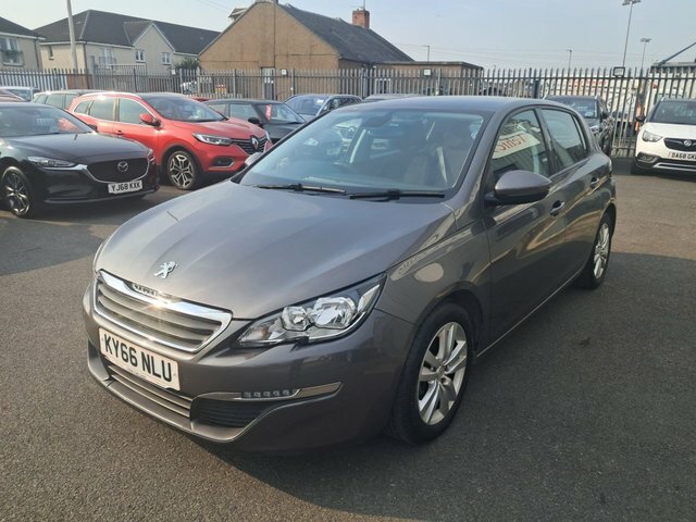 Peugeot 308 1.6 Bluehdi Active Hatchback Eur KY66NLU Grey #3