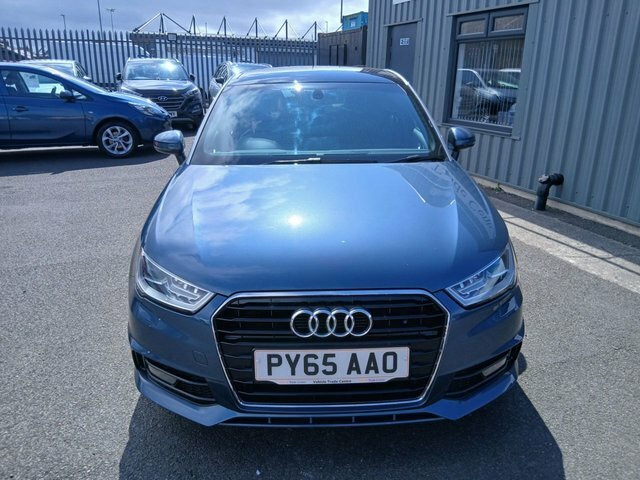 Audi A1 1.6 Tdi S Line Sportback Euro 6 PY65AAO Blue #2