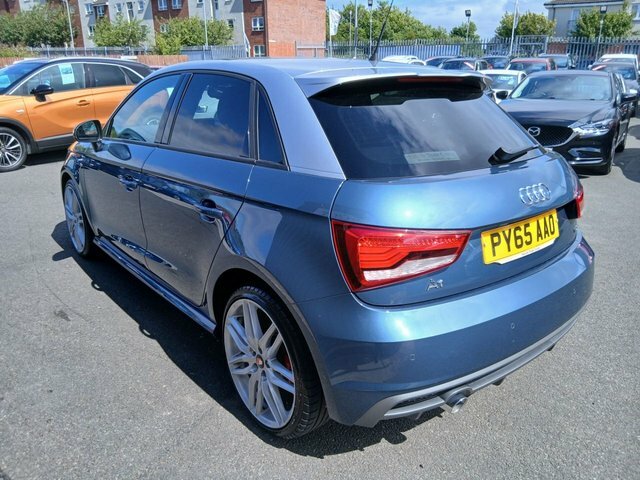 Audi A1 1.6 Tdi S Line Sportback Euro 6 PY65AAO Blue #4
