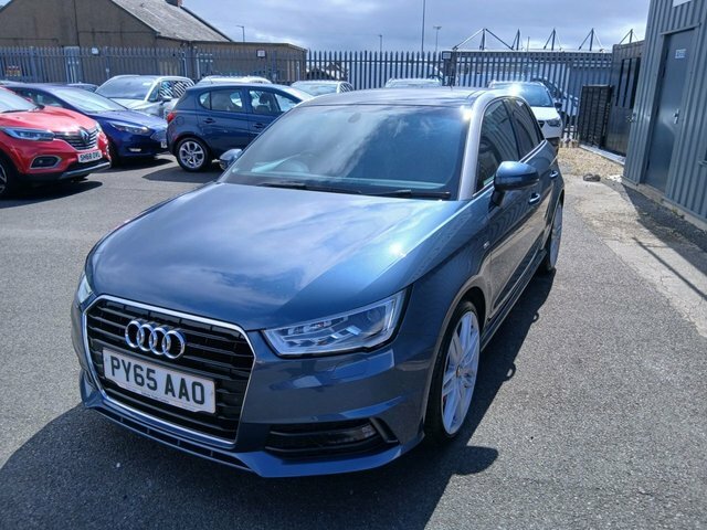 Audi A1 1.6 Tdi S Line Sportback Euro 6 PY65AAO Blue #3