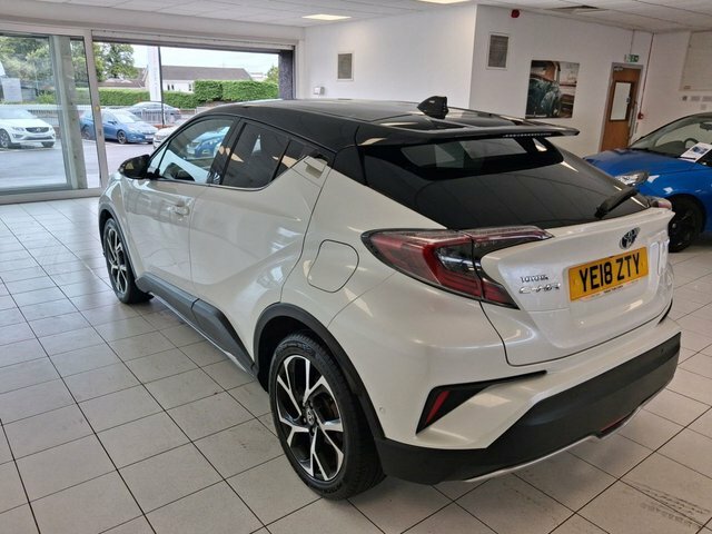 Toyota C-Hr 1.8 Vvt-h Dynamic Suv Hybrid Cvt Euro 6 YE18TZY White #4