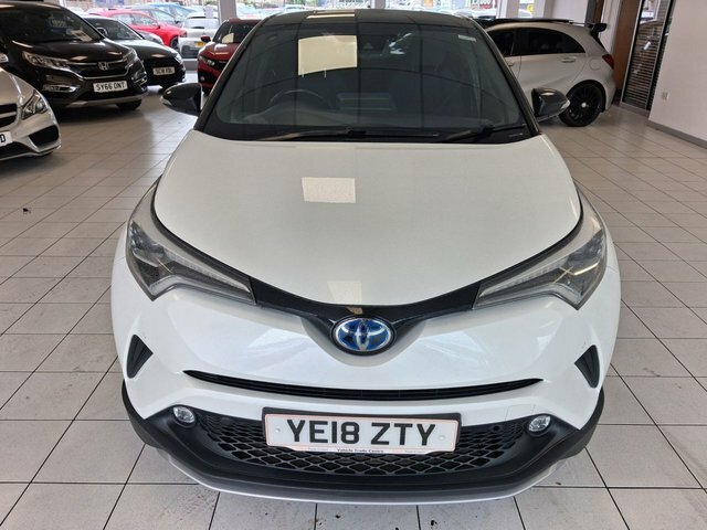 Toyota C-Hr 1.8 Vvt-h Dynamic Suv Hybrid Cvt Euro 6 YE18TZY White #2