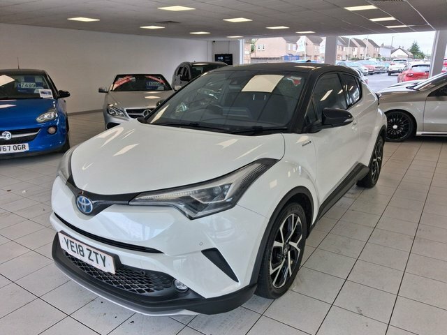 Toyota C-Hr 1.8 Vvt-h Dynamic Suv Hybrid Cvt Euro 6 YE18TZY White #3
