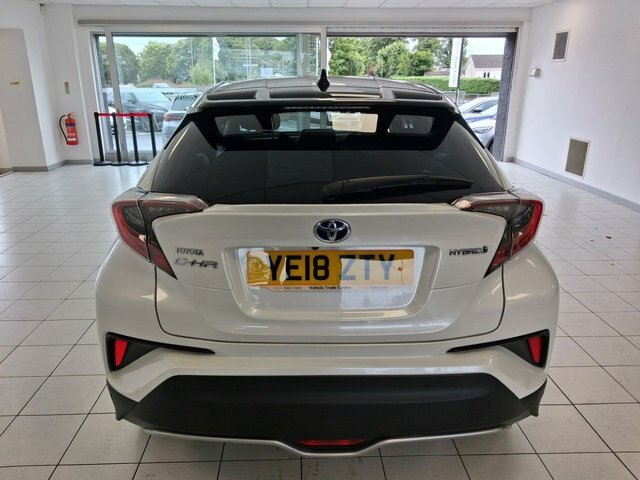 Toyota C-Hr 1.8 Vvt-h Dynamic Suv Hybrid Cvt Euro 6 YE18TZY White #5