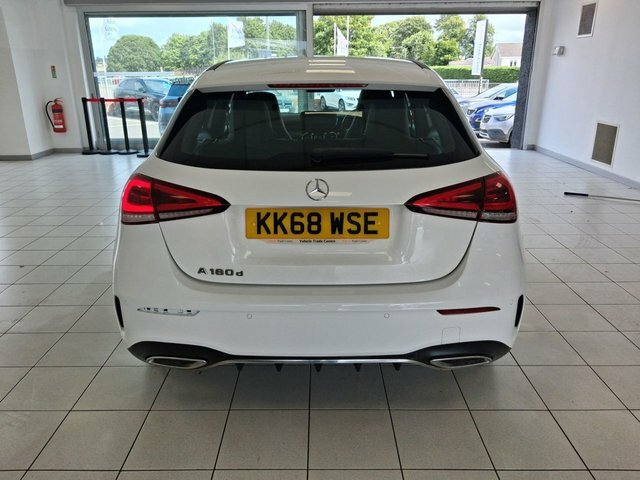 Mercedes-Benz A Class 1.5 A180d Amg Line Premium Hatchback White #5