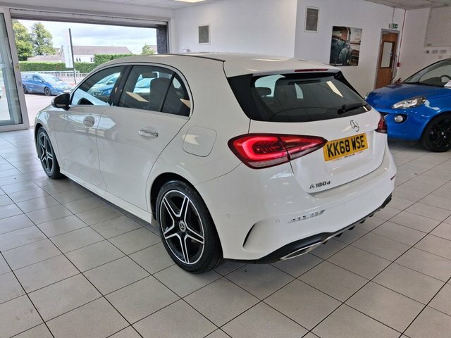 Mercedes-Benz A Class 1.5 A180d Amg Line Premium Hatchback White #4