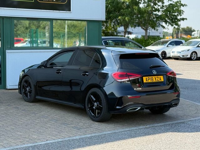 Mercedes-Benz A Class 2018 1.3 A200 Amg Line Hatchback 7G-dct AP18XZA Black #3