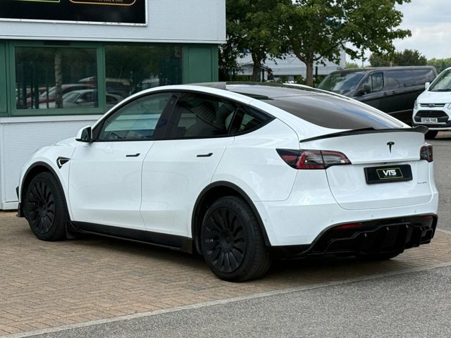 Tesla Model Y 2022 Dual Motor Long Range Suv AF22WJD White #3