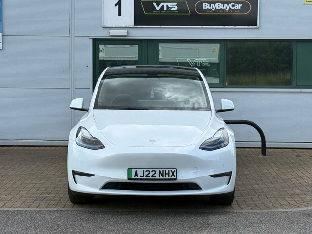 Tesla Model Y 2022 Dual Motor Long Range Suv AJ22NHX White #4