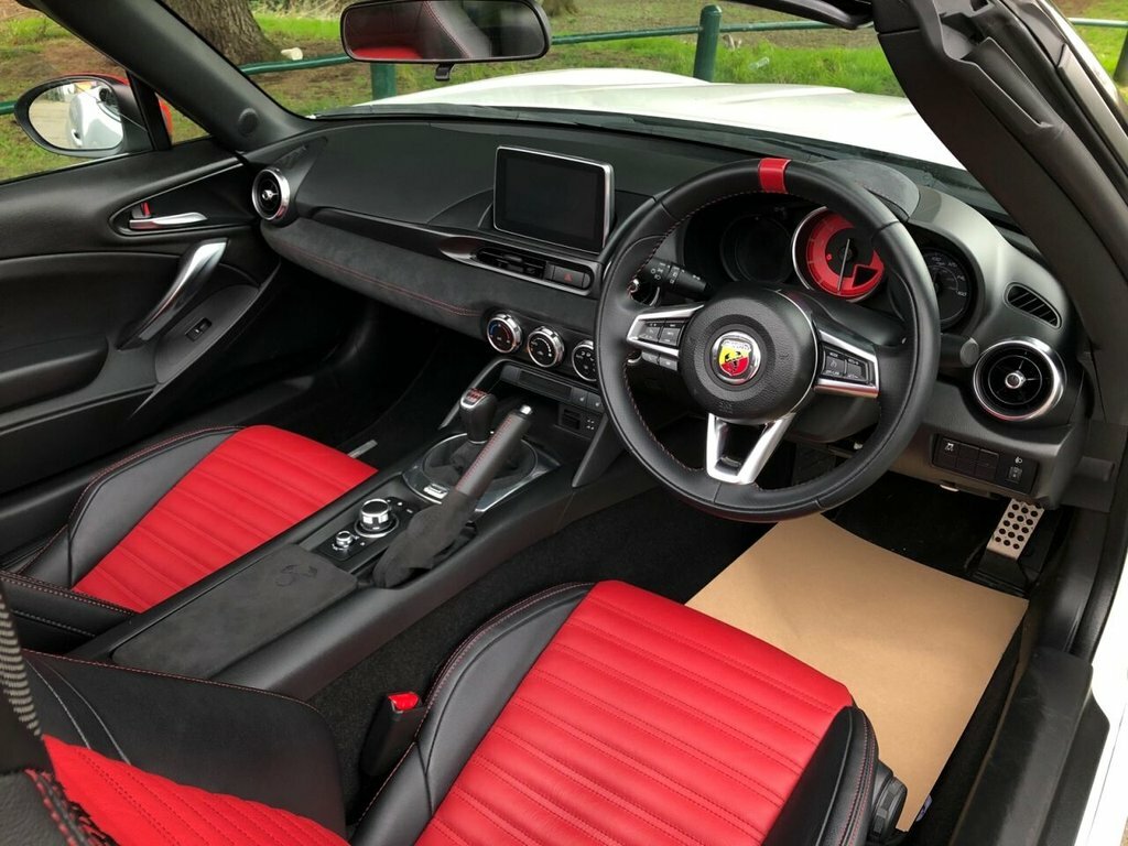 Abarth 124 Spider Convertible White #3