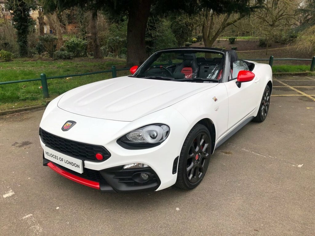 Abarth 124 Spider Convertible White #4