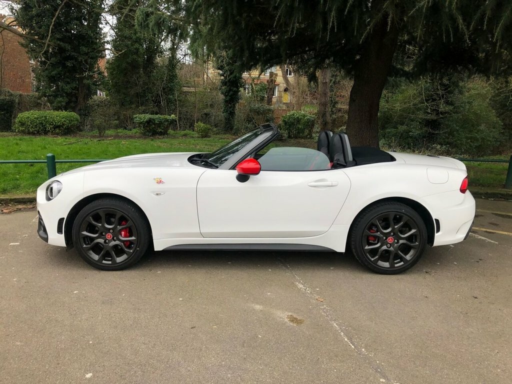 Abarth 124 Spider Convertible White #6