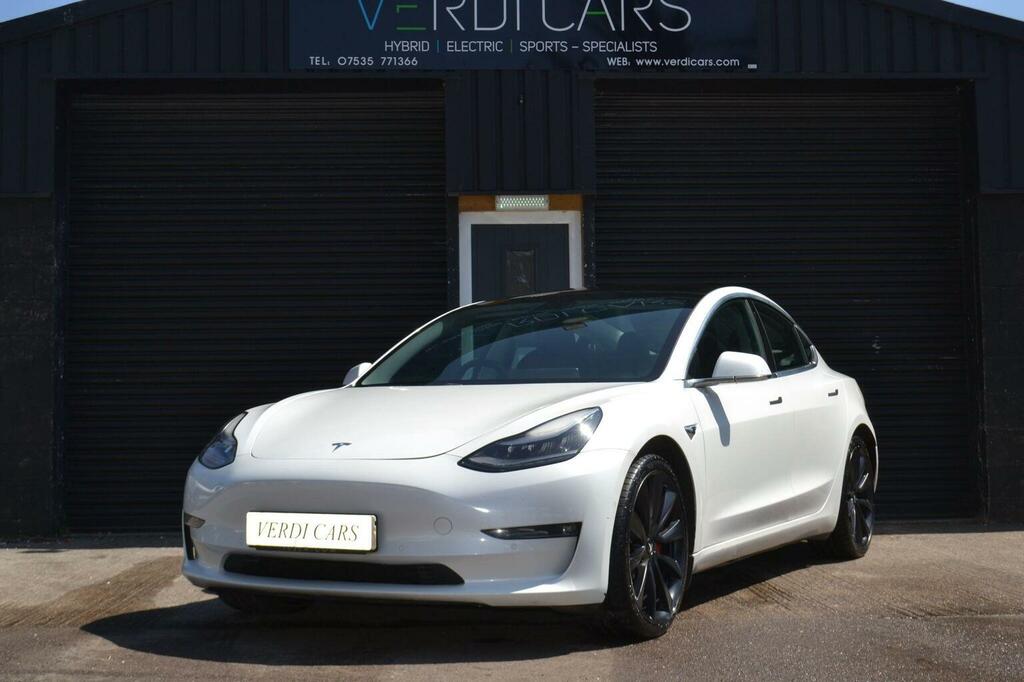 Tesla Model 3 Dual Motor Performance 4Wde Performanc White #5