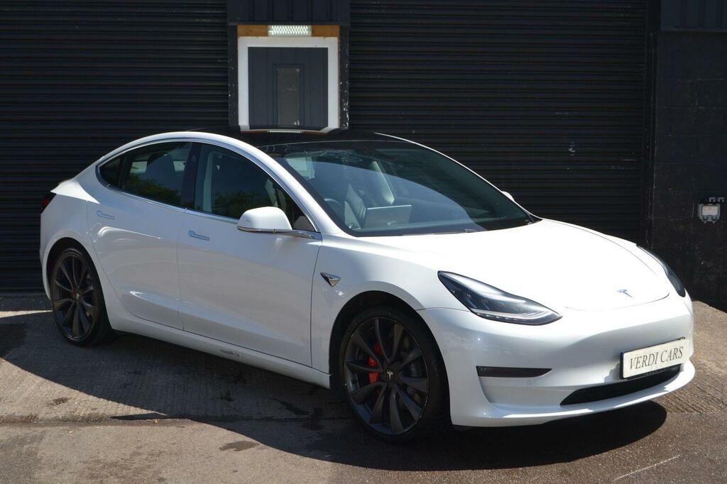 Tesla Model 3 Dual Motor Performance 4Wde Performanc White