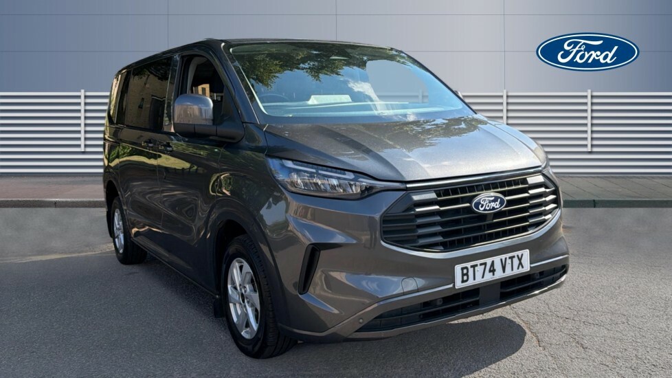 Ford Transit Custom 320 Tdci 136 L1h1 Limited Ecoblue Swb Low Roof Fwd Grey #1