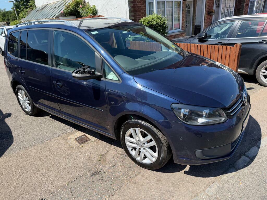 Volkswagen Touran 1.6 Tdi Se Euro 5 Blue #2