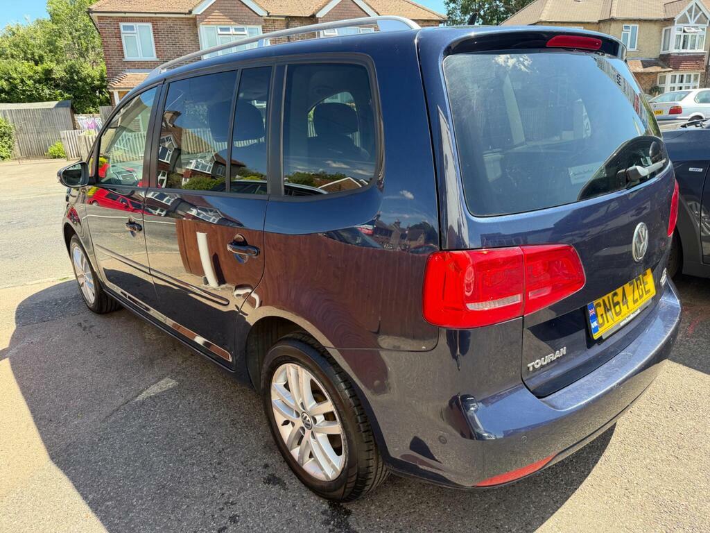 Volkswagen Touran 1.6 Tdi Se Euro 5 Blue #6
