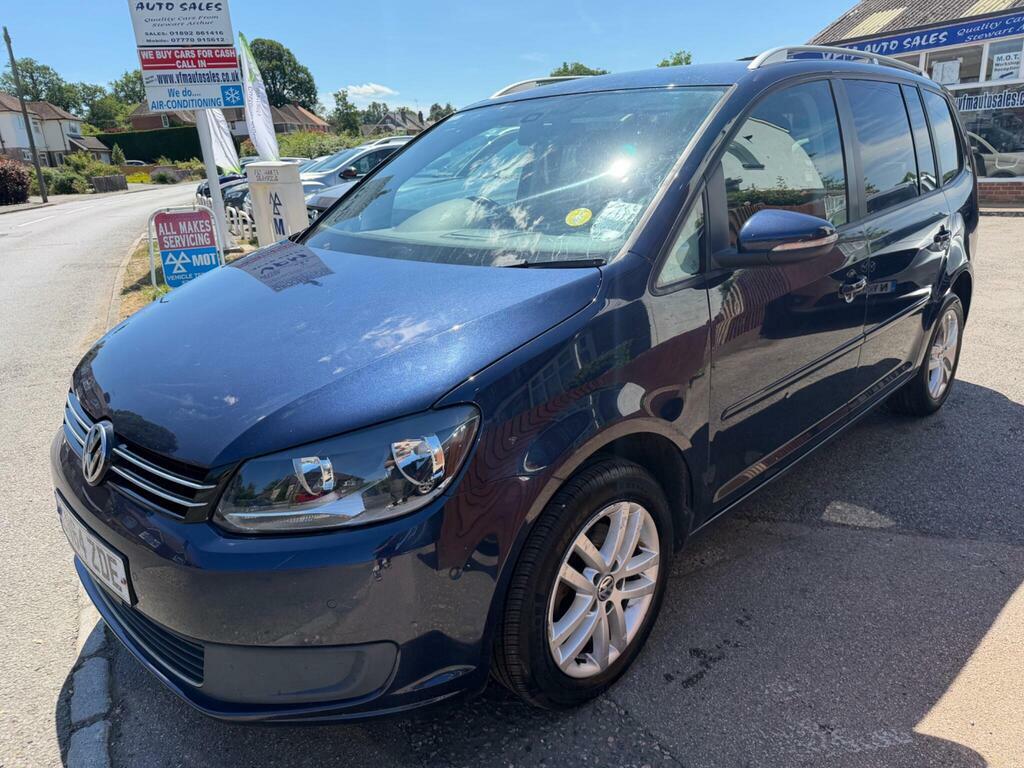 Volkswagen Touran 1.6 Tdi Se Euro 5 Blue #4