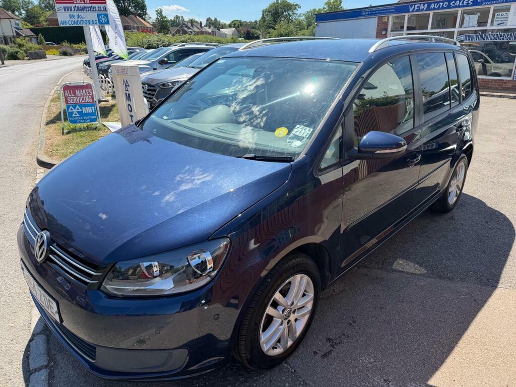 Volkswagen Touran 1.6 Tdi Se Euro 5 Blue #5
