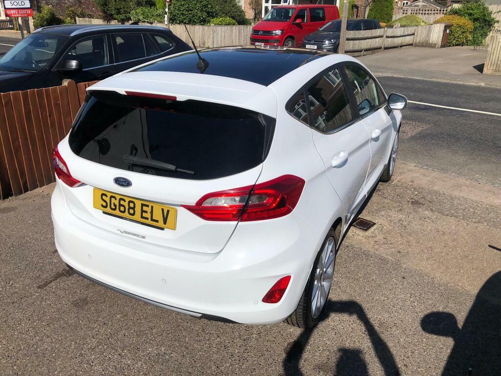 Ford Fiesta 1.0T Ecoboost Vignale Euro 6 S S SG68ELV White #5