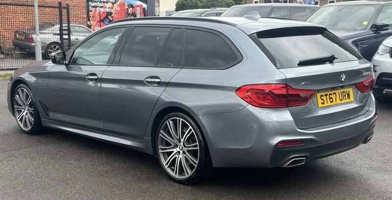 BMW 5 Series 3.0 530D M Sport Touring Xdrive Euro 6 Ss ST67URW Blue #3