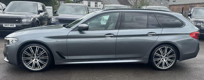 BMW 5 Series 3.0 530D M Sport Touring Xdrive Euro 6 Ss ST67URW Blue #2