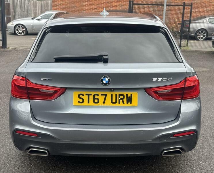 BMW 5 Series 3.0 530D M Sport Touring Xdrive Euro 6 Ss ST67URW Blue #4