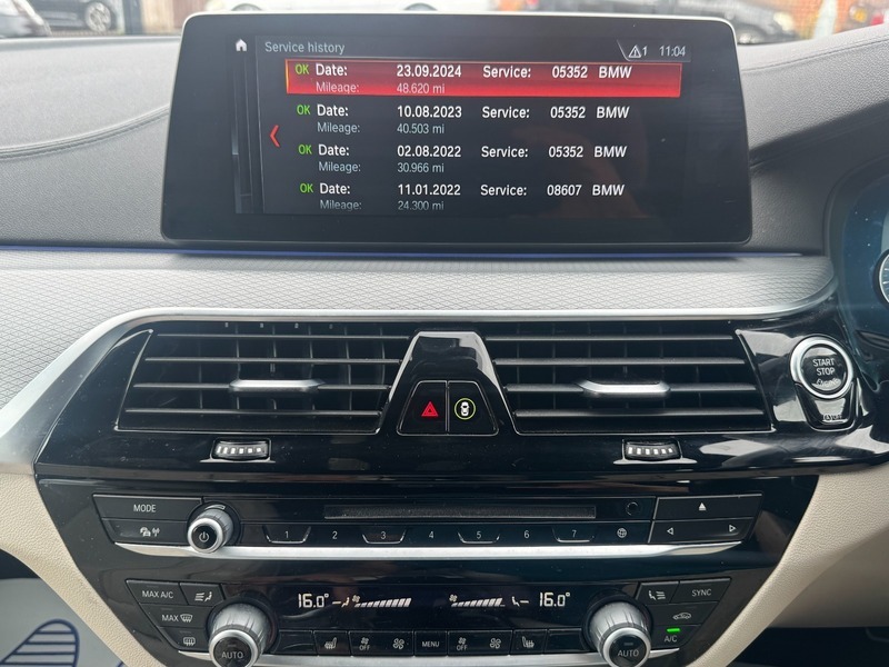 BMW 5 Series Saloon 2.0 530E M Sport Iperformance Saloon 2018 Black #40