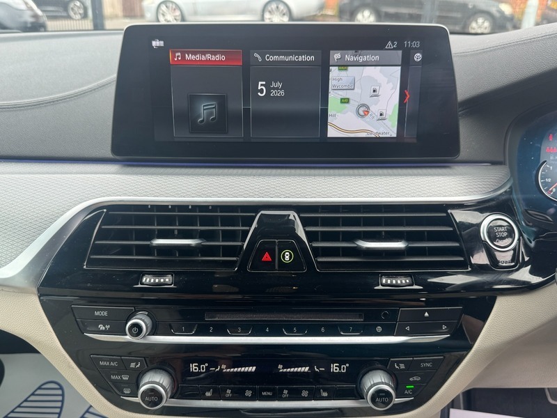 BMW 5 Series Saloon 2.0 530E M Sport Iperformance Saloon 2018 Black #37
