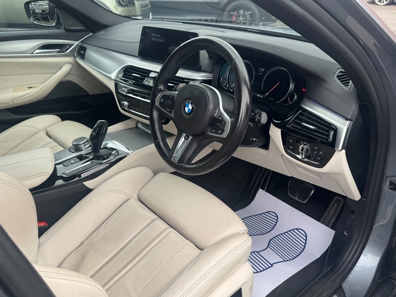 BMW 5 Series Saloon 2.0 530E M Sport Iperformance Saloon 2018 Black #26