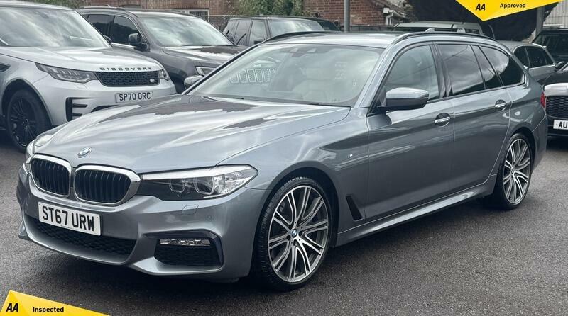 BMW 5 Series 3.0 530D M Sport Touring Xdrive Euro 6 Ss Blue
