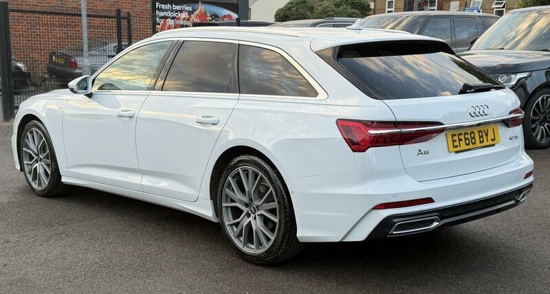 Audi A6 Avant 2.0 Tdi 40 S Line S Tronic Euro 6 Ss White #3