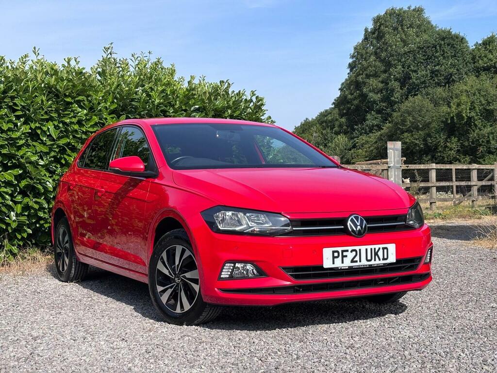 Volkswagen Polo Hatchback 1.0 Tsi Match Euro 6 Ss 202121 PF21UKD Red #4