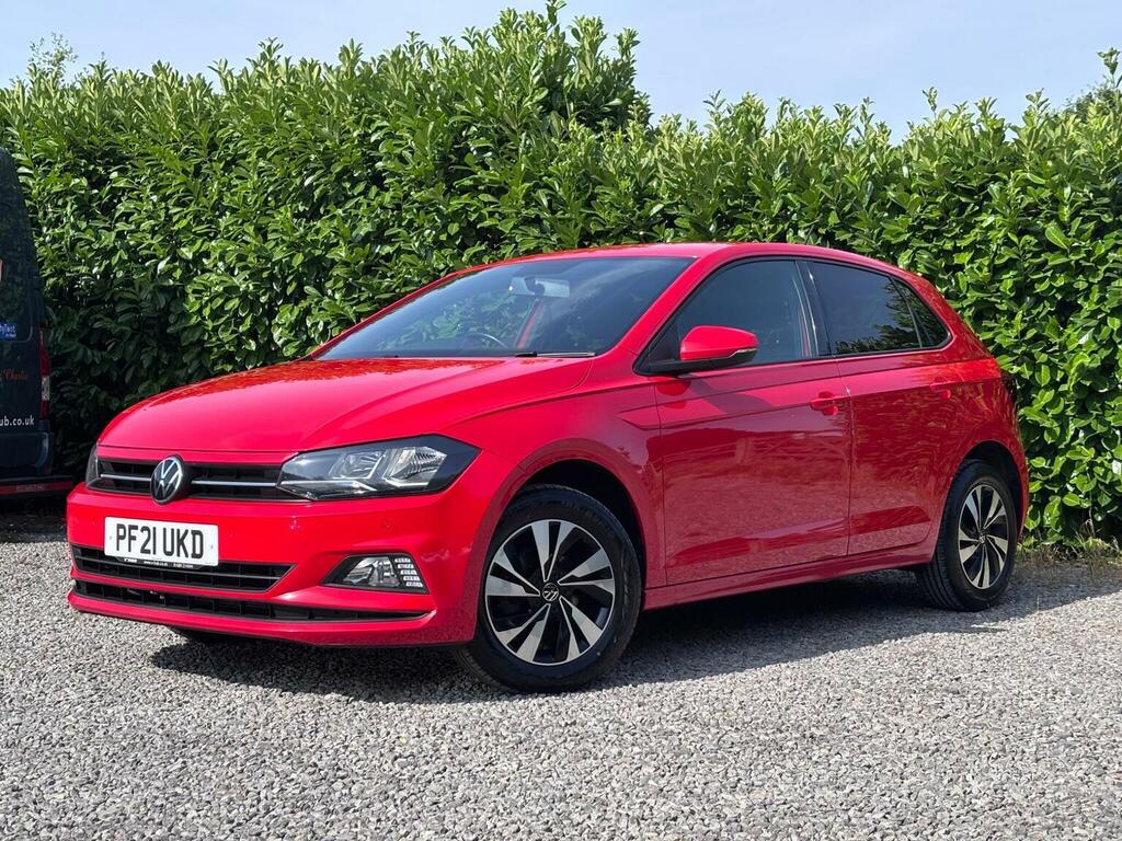 Volkswagen Polo Hatchback 1.0 Tsi Match Euro 6 Ss 202121 PF21UKD Red #2