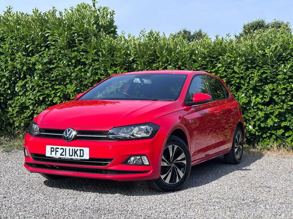 Volkswagen Polo Hatchback 1.0 Tsi Match Euro 6 Ss 202121 PF21UKD Red