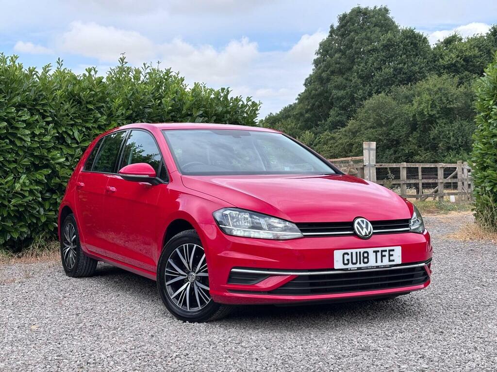 Volkswagen Golf Hatchback 1.0 Tsi Se Dsg Euro 6 Ss 201818 GU18TFE Red #4