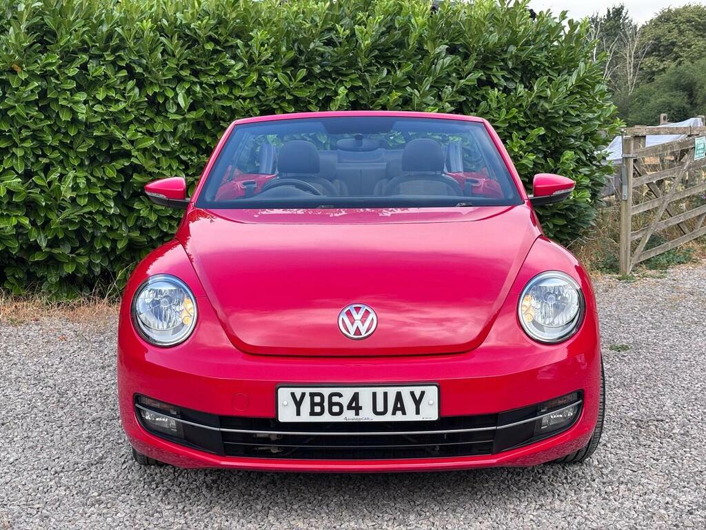 Volkswagen Beetle Convertible 1.6 Tdi Bluemotion Tech Design Cabriol Red #4